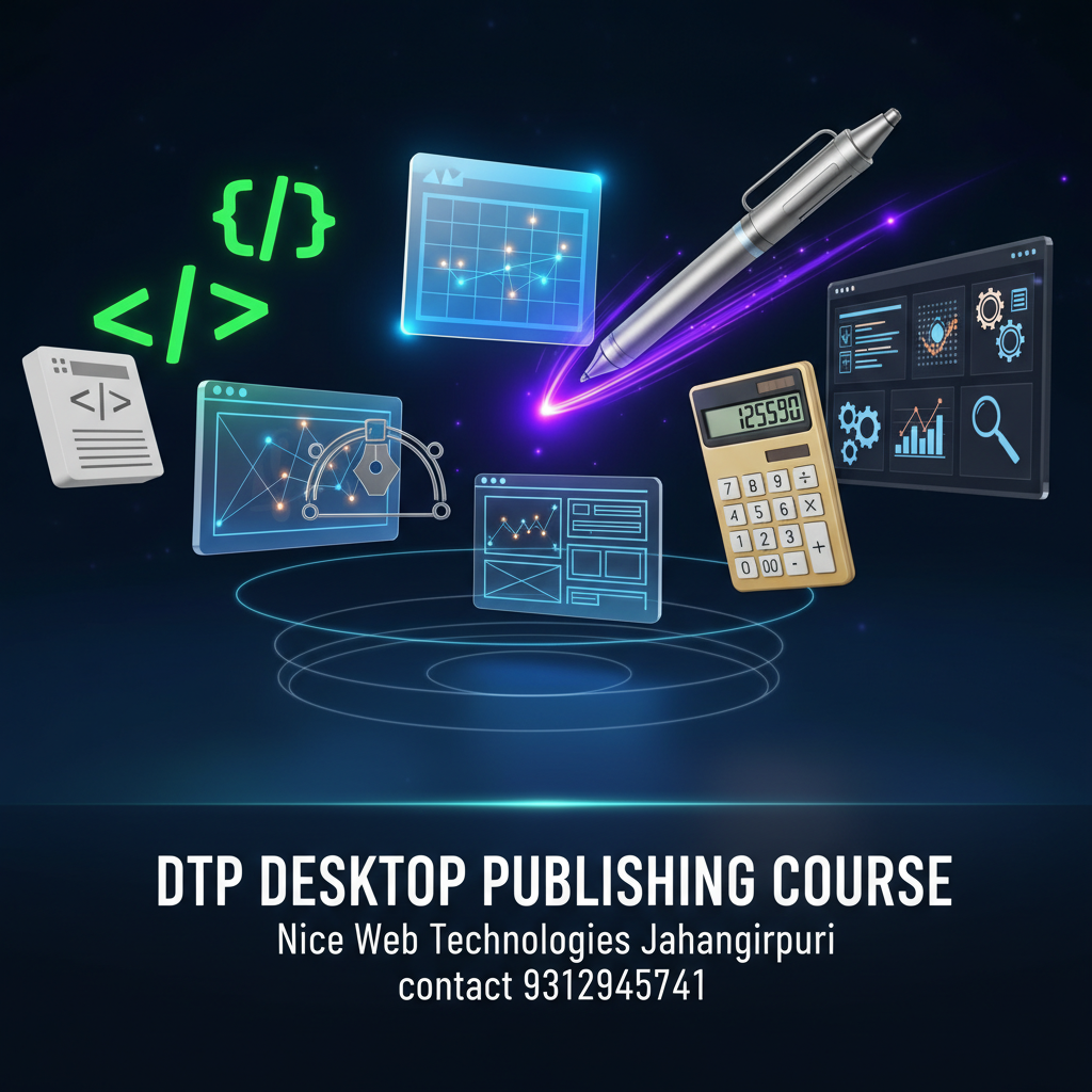 DTP (Desktop Publishing) Course – CorelDRAW &amp;amp; Photoshop - Desktop, Publishing, Coreldraw | nicewebtechnologies Nice Web Technologies