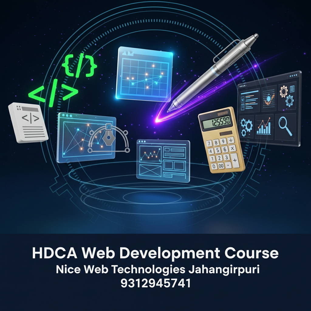 HDCA(WEB) - Hdca, Professional, Computer | nicewebtechnologies Nice Web Technologies Jahangirpuri Delhi